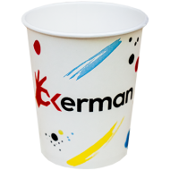 Pahare carton 8 Oz Okerman 50 buc